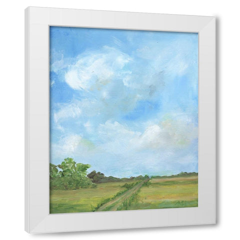 Road Less Traveled White Modern Wood Framed Art Print by Strong, Molly Susan