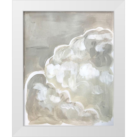 Clouds White Modern Wood Framed Art Print by Rupp, Mariah