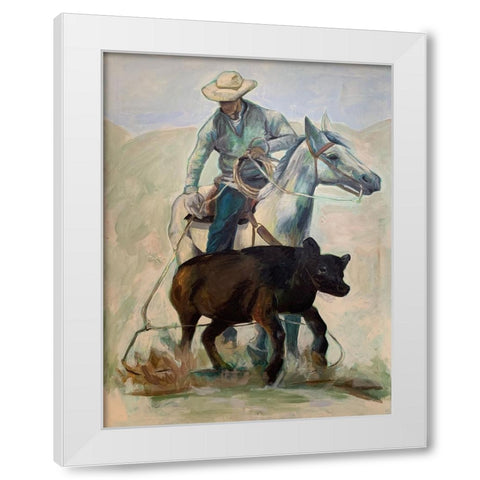 Rodeo White Modern Wood Framed Art Print by Rupp, Mariah