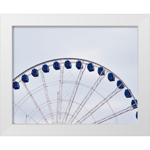 Day Ride II White Modern Wood Framed Art Print by Singleton, Ashley