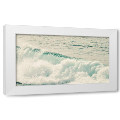 Wave II White Modern Wood Framed Art Print by Singleton, Ashley