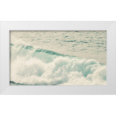 Wave II White Modern Wood Framed Art Print by Singleton, Ashley