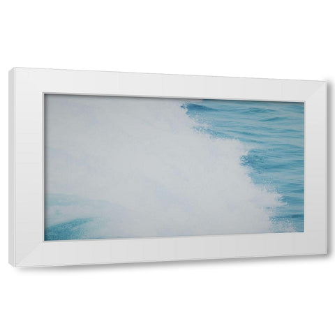 Wave III White Modern Wood Framed Art Print by Singleton, Ashley