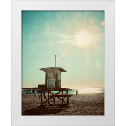 Guard Shack 22 IV White Modern Wood Framed Art Print by Singleton, Ashley