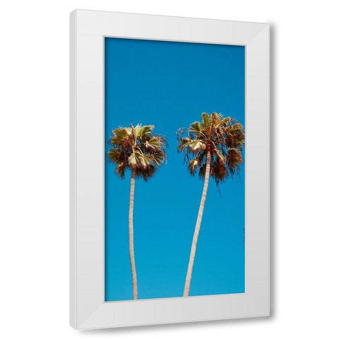 Palm Trees III White Modern Wood Framed Art Print by Singleton, Ashley