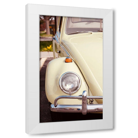 Retro Ride White Modern Wood Framed Art Print by Singleton, Ashley