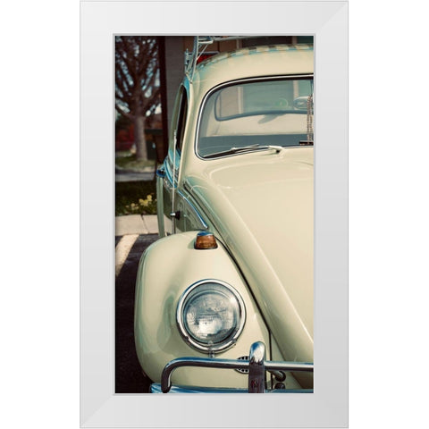 Retro Ride II White Modern Wood Framed Art Print by Singleton, Ashley