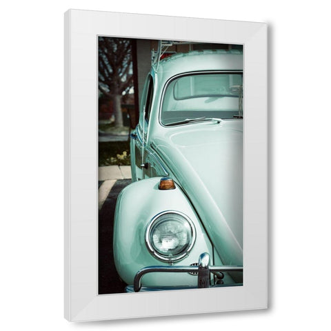 Retro Ride IV White Modern Wood Framed Art Print by Singleton, Ashley