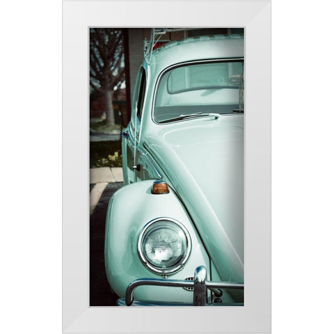 Retro Ride IV White Modern Wood Framed Art Print by Singleton, Ashley