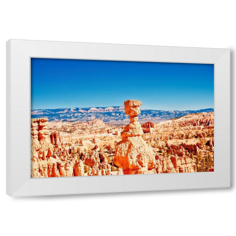 Thors Hammer White Modern Wood Framed Art Print by Singleton, Ashley