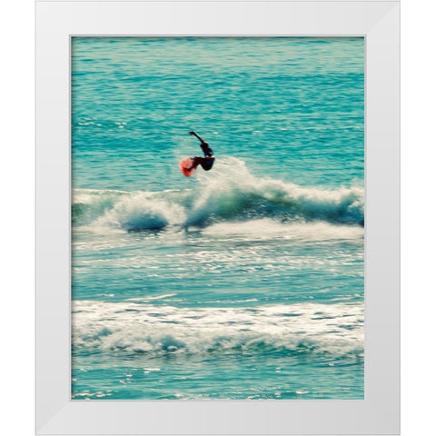 Hang Two White Modern Wood Framed Art Print by Singleton, Ashley