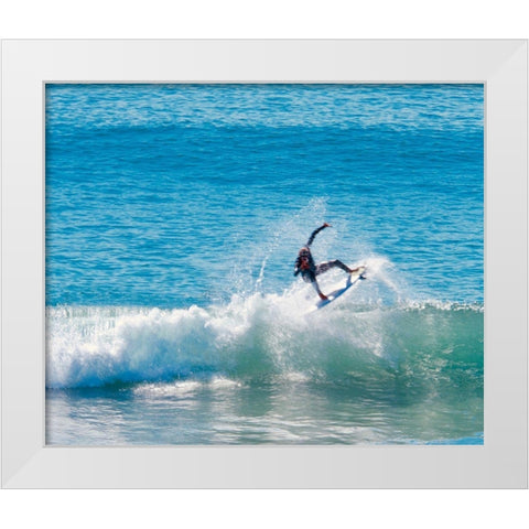 Hang Six White Modern Wood Framed Art Print by Singleton, Ashley