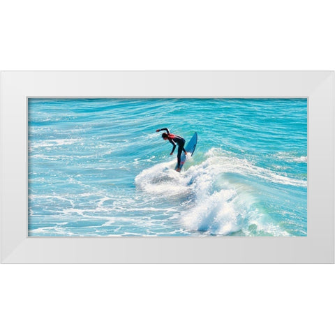 Hang Seven White Modern Wood Framed Art Print by Singleton, Ashley