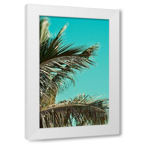 Leaves II White Modern Wood Framed Art Print by Singleton, Ashley