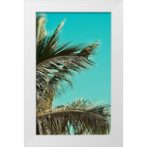 Leaves II White Modern Wood Framed Art Print by Singleton, Ashley