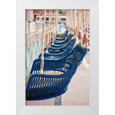 Swingers White Modern Wood Framed Art Print by Singleton, Ashley