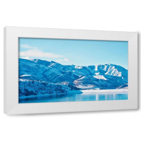 Winter Lake II White Modern Wood Framed Art Print by Singleton, Ashley