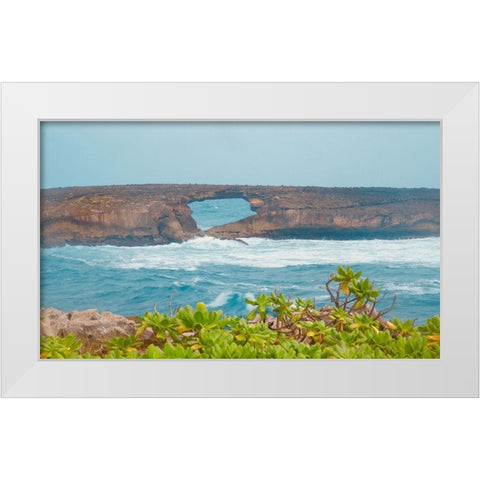 Holy Place White Modern Wood Framed Art Print by Singleton, Ashley