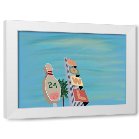 Bowl White Modern Wood Framed Art Print by Singleton, Ashley