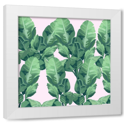 Side Pink II White Modern Wood Framed Art Print by Singleton, Ashley