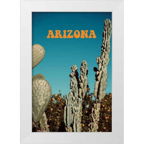 Arizona White Modern Wood Framed Art Print by Singleton, Ashley