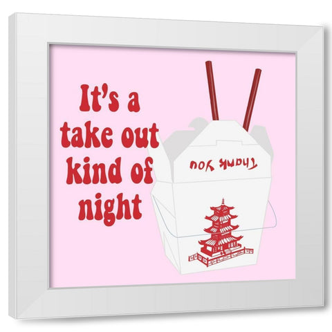 Take Two White Modern Wood Framed Art Print by Singleton, Ashley