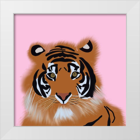 Tori II White Modern Wood Framed Art Print by Singleton, Ashley
