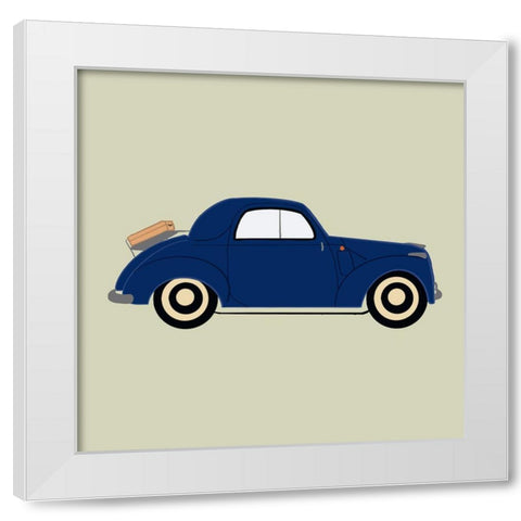 Royal White Modern Wood Framed Art Print by Singleton, Ashley