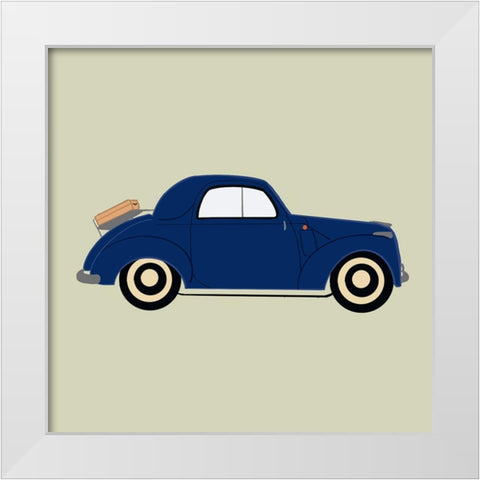 Royal White Modern Wood Framed Art Print by Singleton, Ashley