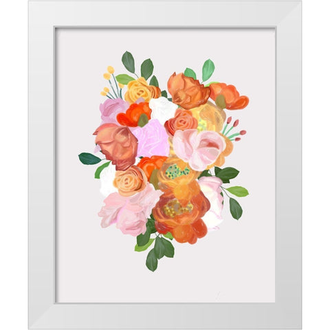 Fruity Arrangement White Modern Wood Framed Art Print by Singleton, Ashley
