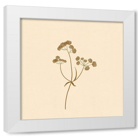 Wild Flowers White Modern Wood Framed Art Print by Singleton, Ashley