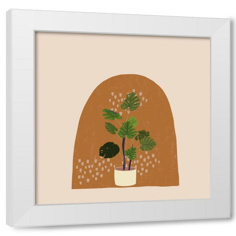 Planter White Modern Wood Framed Art Print by Singleton, Ashley