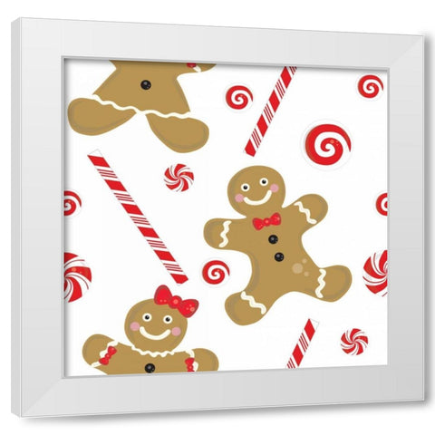 Be Sweet X White Modern Wood Framed Art Print by ND Art and Design