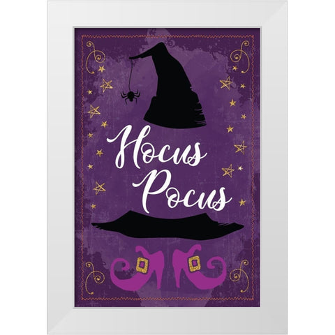 Spellbound II White Modern Wood Framed Art Print by ND Art