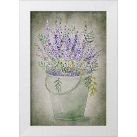 Country Living White Modern Wood Framed Art Print by ND Art