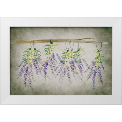 Country Living II White Modern Wood Framed Art Print by ND Art