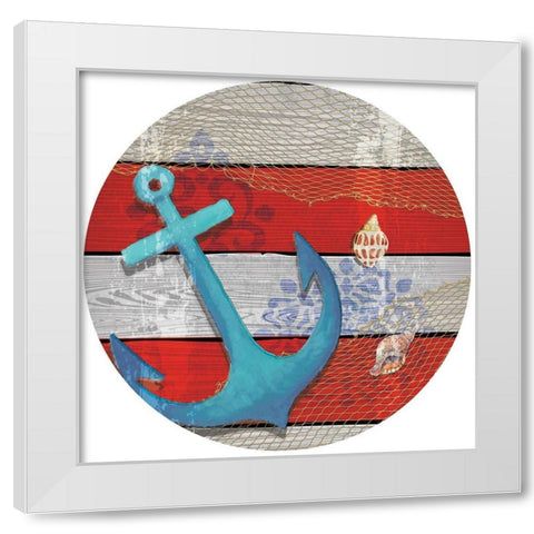 New England Plate IV White Modern Wood Framed Art Print by ND Art