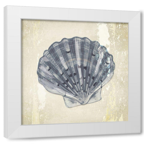 Coastal I White Modern Wood Framed Art Print by ND Art