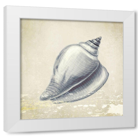 Coastal II White Modern Wood Framed Art Print by ND Art