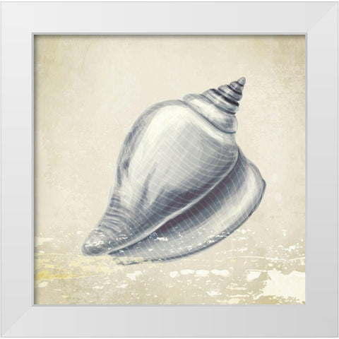 Coastal II White Modern Wood Framed Art Print by ND Art