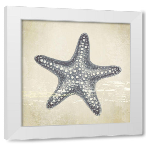 Coastal III White Modern Wood Framed Art Print by ND Art