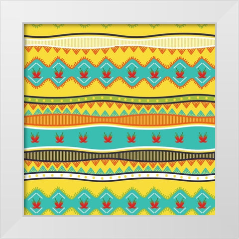 Southwest Chili IV White Modern Wood Framed Art Print by ND Art