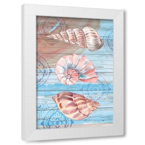 Coastal IX White Modern Wood Framed Art Print by ND Art