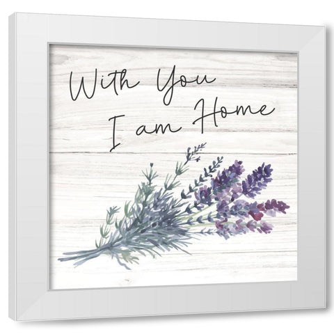 Home White Modern Wood Framed Art Print by ND Art