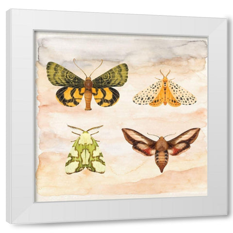 Little Wings II White Modern Wood Framed Art Print by ND Art