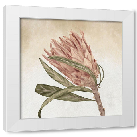 Braids and Bunches White Modern Wood Framed Art Print by ND Art