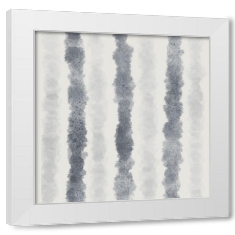 Tie Dye Pattern White Modern Wood Framed Art Print by ND Art