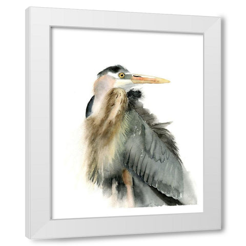 Wildling White Modern Wood Framed Art Print by Shefranov, Olga