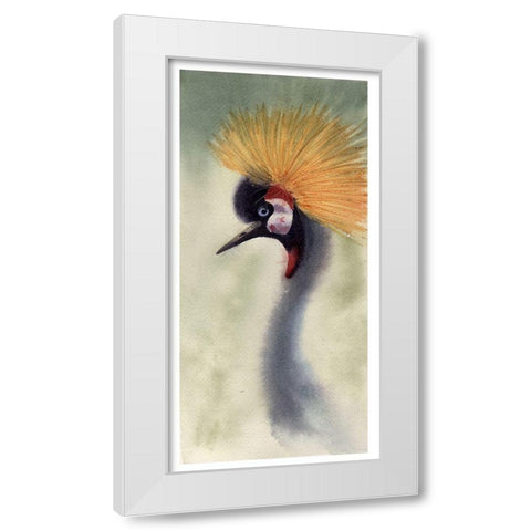 Mohawk White Modern Wood Framed Art Print by Shefranov, Olga