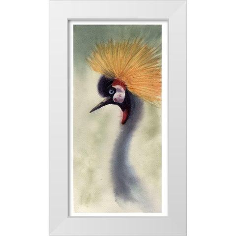 Mohawk White Modern Wood Framed Art Print by Shefranov, Olga
